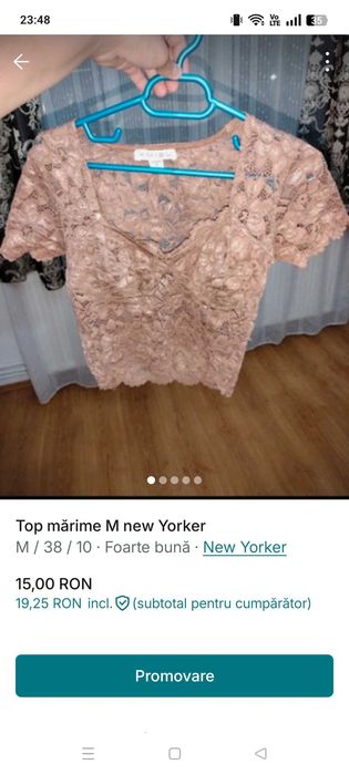 Top dama mărime M new Yorker