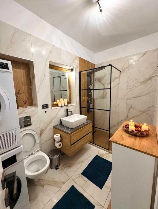 Apartament 3 camere mobilat complet, bloc nou, zonă liniștită