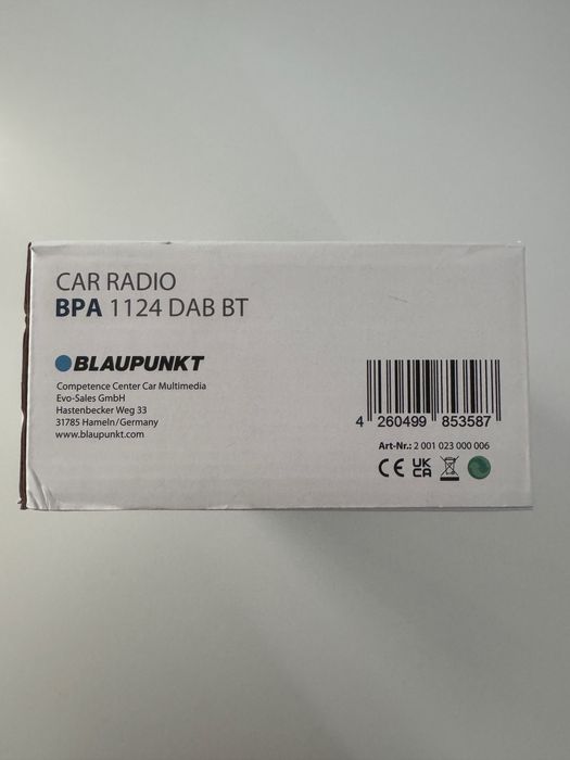 Player auto Blaupunkt BPA1124BT, 4x50W