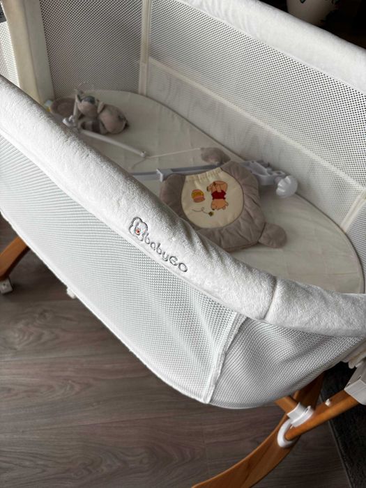 Patut co-sleeper, BabyGo, 2 in 1 Amila, Creme