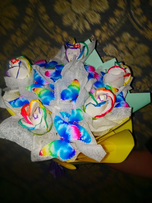 Букеты с бабочками