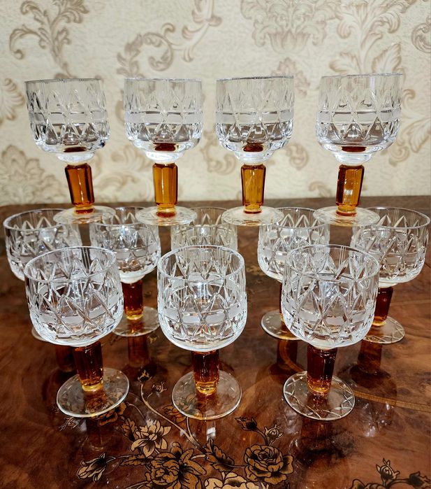 Рюмки "Олимпийские". Хрусталь.