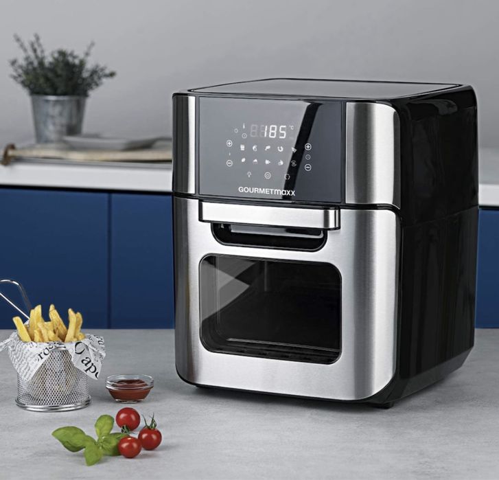 Friteuza cu aer cald GourmetMaxx, Digital, 12 l, Negru