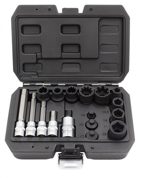 Set tubulare speciale pentru etrier frana 17 piese