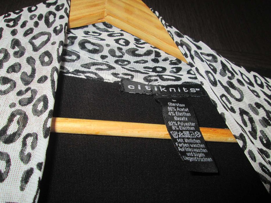 cardigan negru elegant L