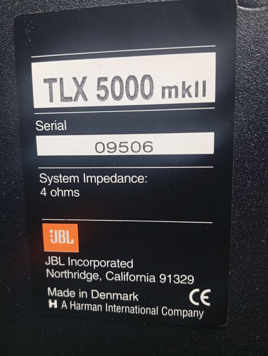Тонколони Jbl tlx-5000 Mk-II