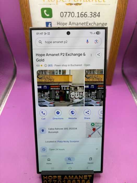 HOPE AMANET P2-Samsung s24 ultra 256 GB/12 RAM