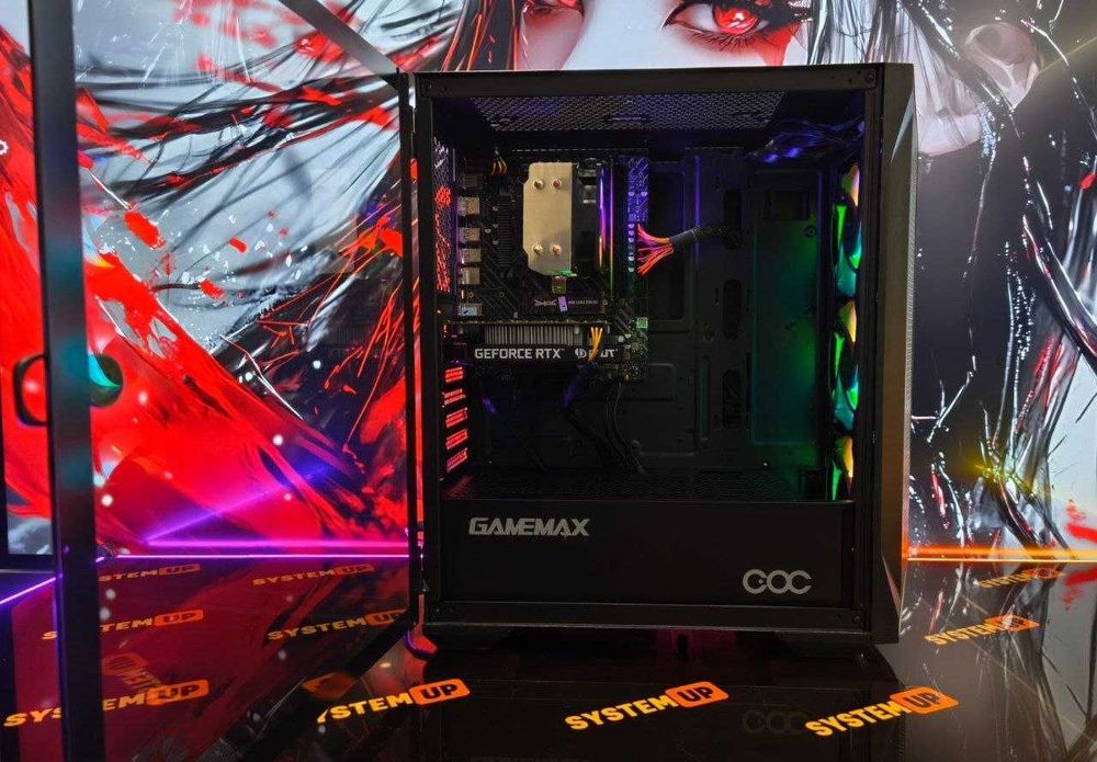 Игровой Компьютер i3 12100F / RTX 3050 8GB / DDR4 16GB / SSD 256GB