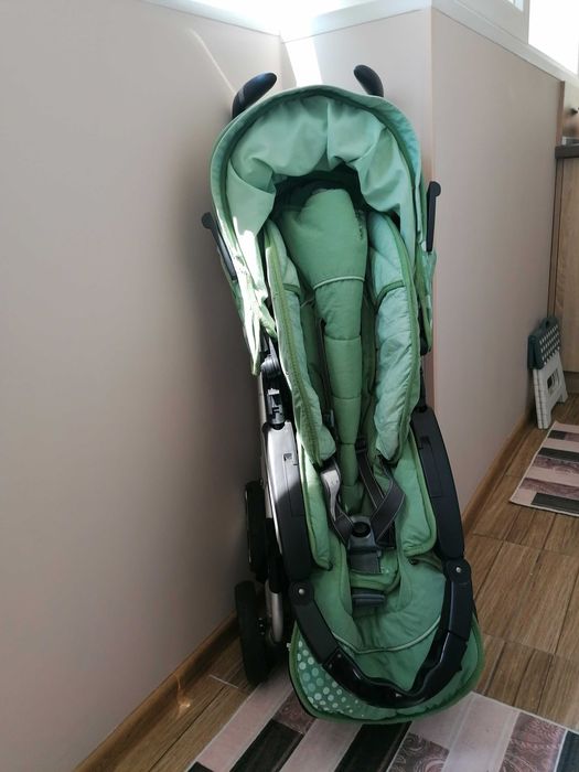 Бебешка количка Бертони с чанта  и покривало