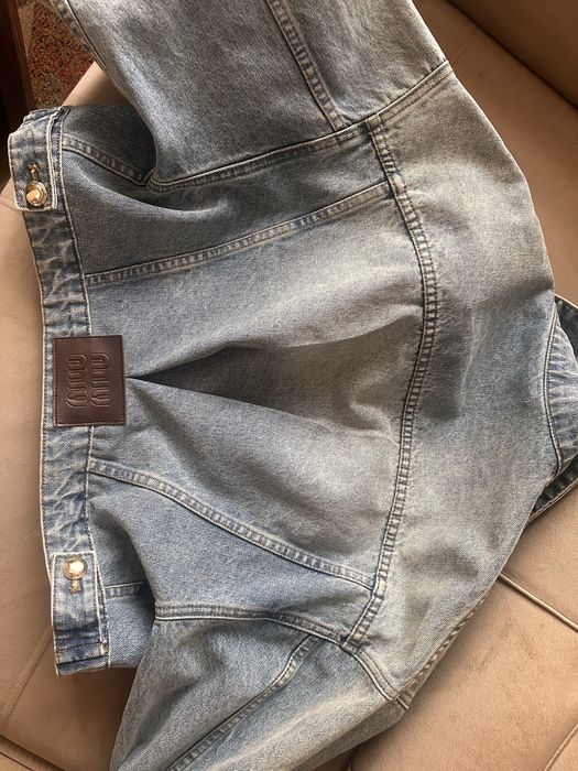 Дънково яке с копчета в златисто Намалено