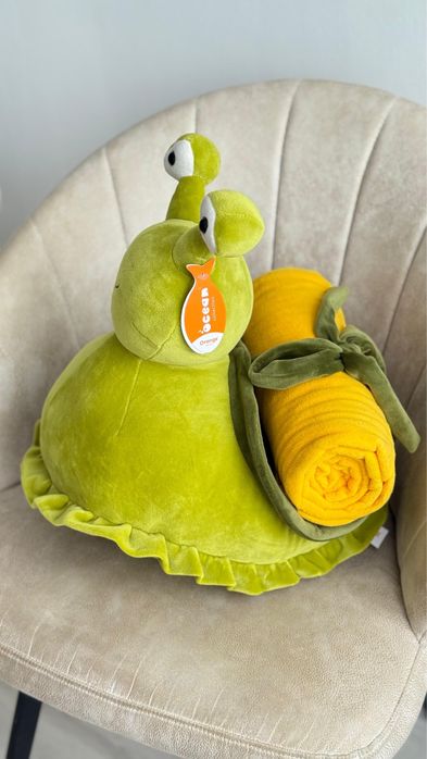 Улитка - плед мягкая игрушка