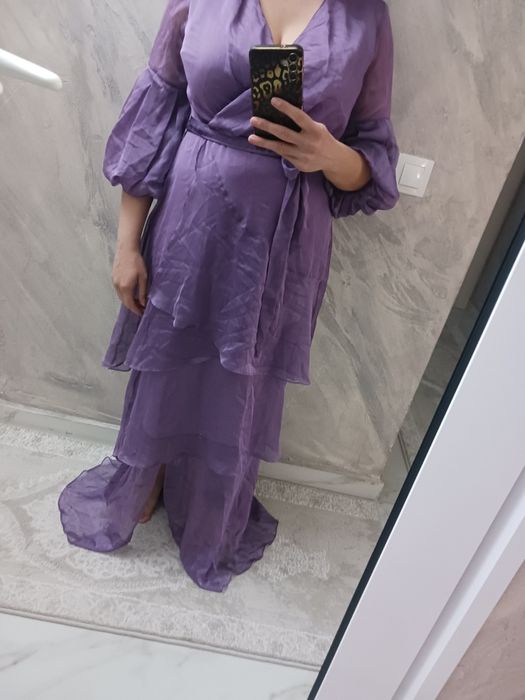 Официална лилава рокля