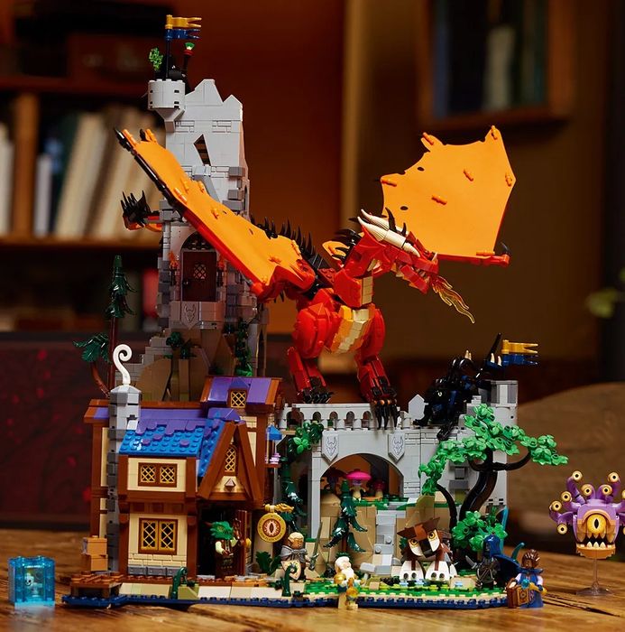 LEGO D&D набора: 21348 — Dungeons & Dragons: Red Dragon’s Tale
