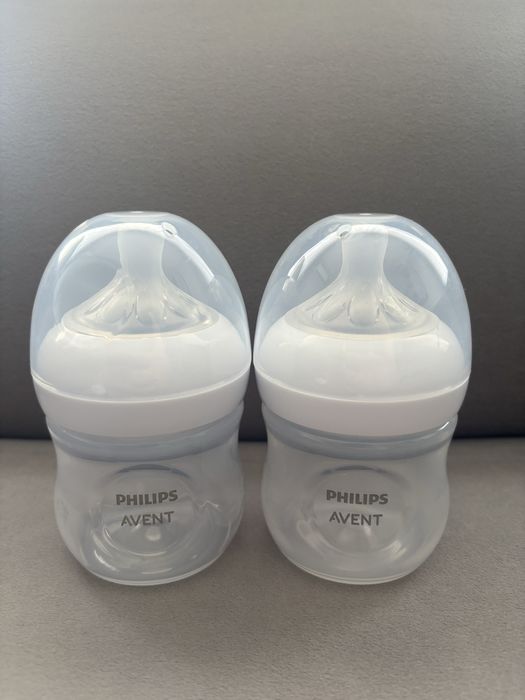 шишета Philips Avent - Natural Response 3.0, с биберон 0м+, 2 х 125 ml