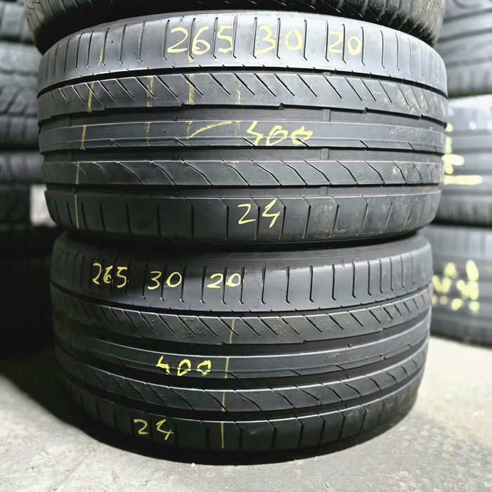 2x 265/30/20 VARA CONTINENTAL 2024 Stare excelentă