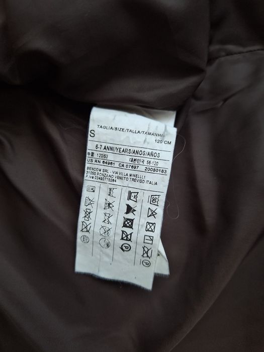 Geacă groasă Benetton 6-7 ani (122)