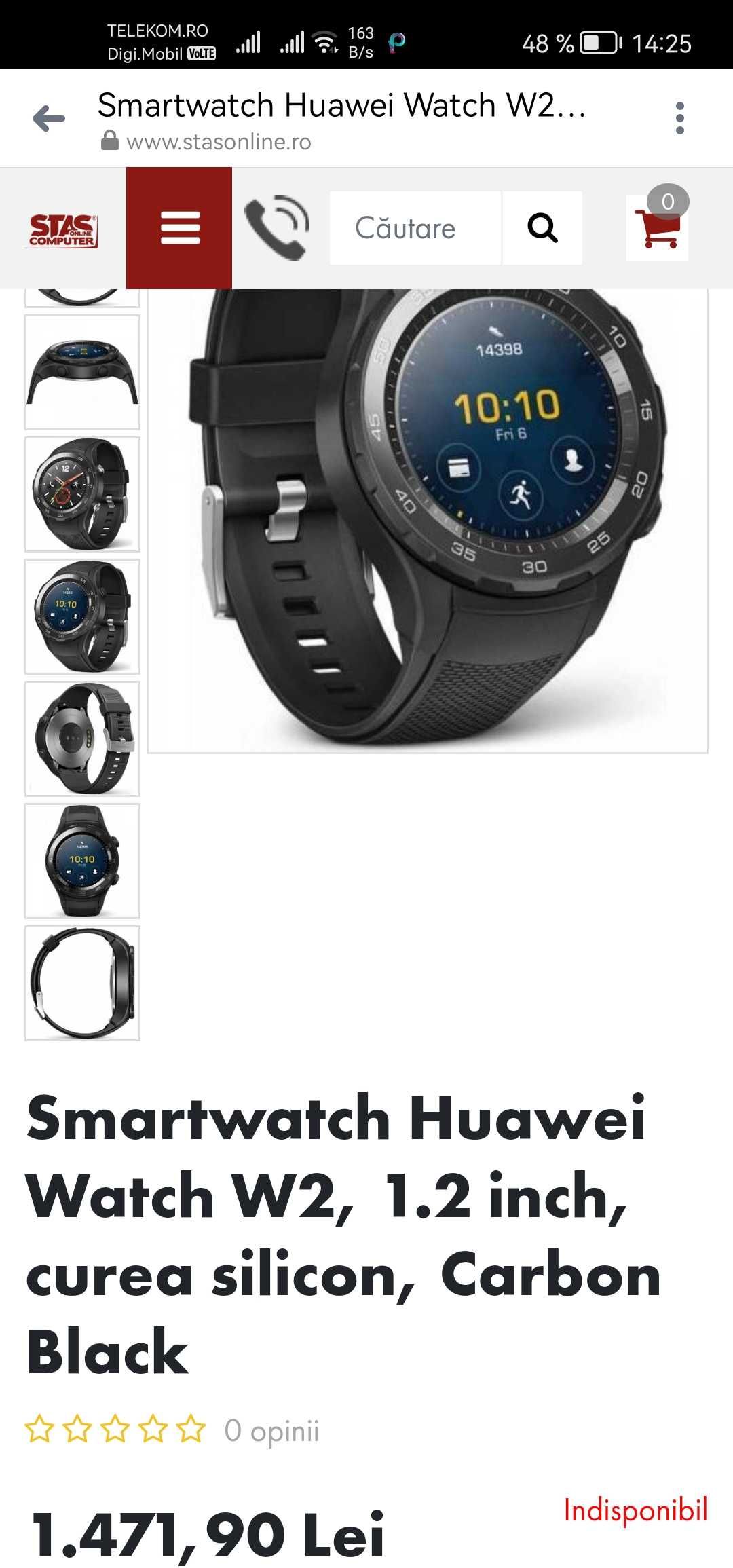 Huawei watch 2 hotsell carbon black sport strap