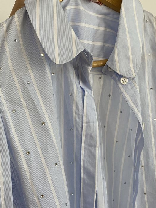 Рубашка со стразами