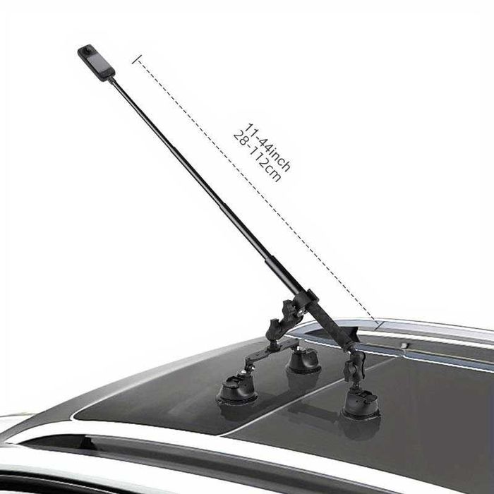 Риг за кола. Селфи стик Selfie Stick за кола. Osmo. Go pro. Insta 360.