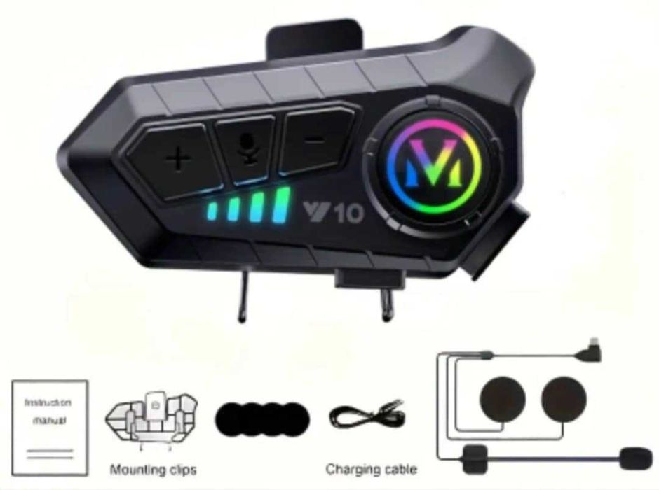 Casca Bluetooth pentru casca Moto Fullface, , , baterie 1000mAh