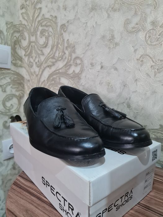 Мужские кожаные лоферы