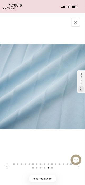 Maxi рокля бебешко син цвят Andreà Miss Rosier