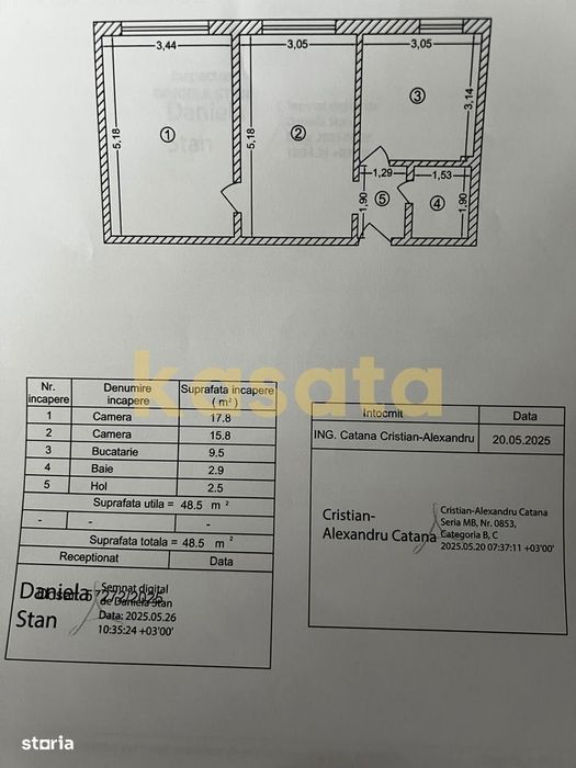 Apartament 2 camere | Titan – Aleea Fetești | Boxă la subsol