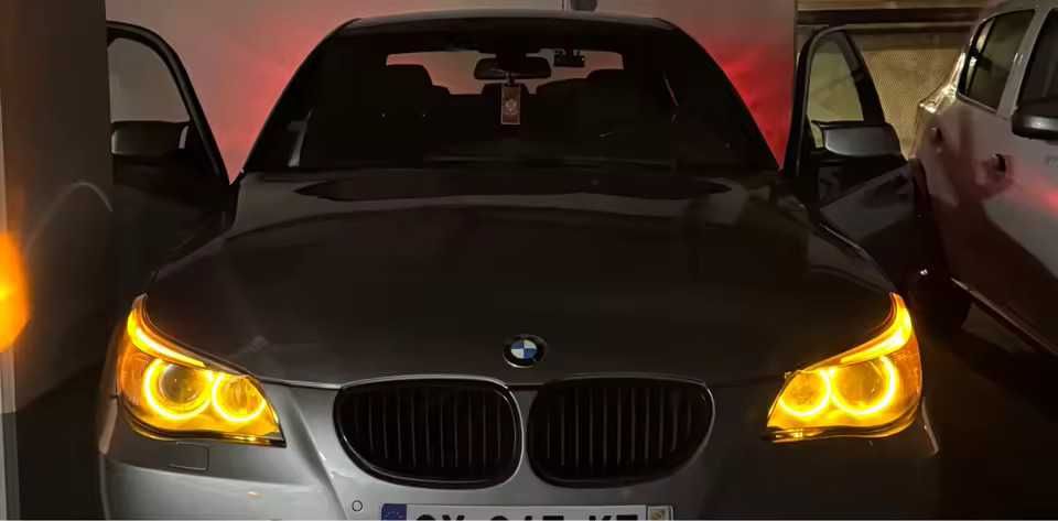 Led Marker Angel Eyes 20W DRL Canbus E39 E87 E60 E61 E83 E53, GALBEN