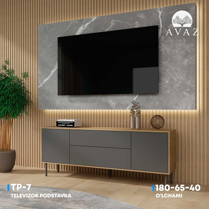 Подставка для телевизора. Размер 180х65х40 sm