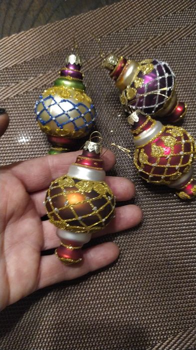 Ёлочные игрушки стекло