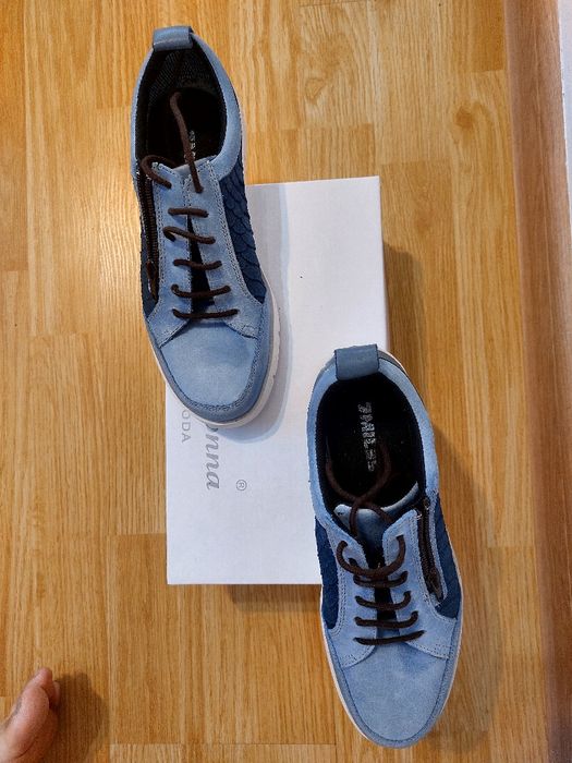 Papuci  sport din piele