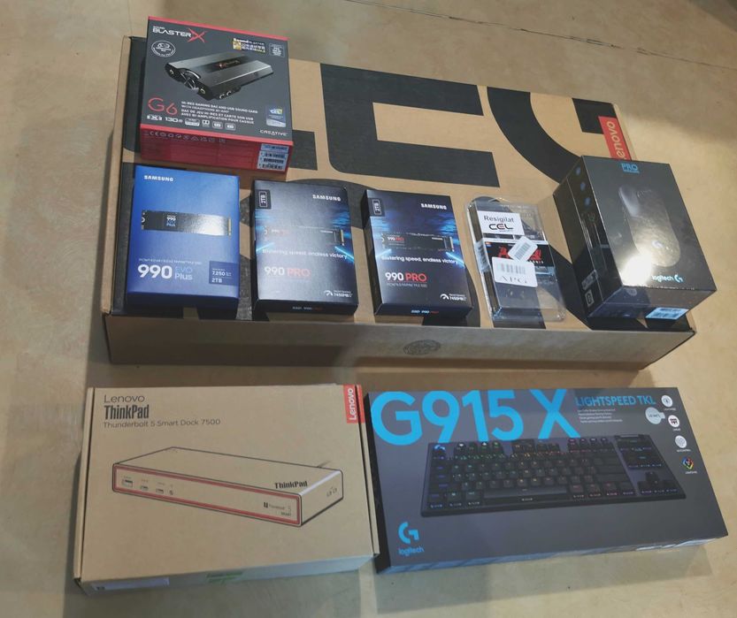 Laptop Gaming LENOVO Legion 9 RTX 5080 (nou, garantie, cu accesorii)