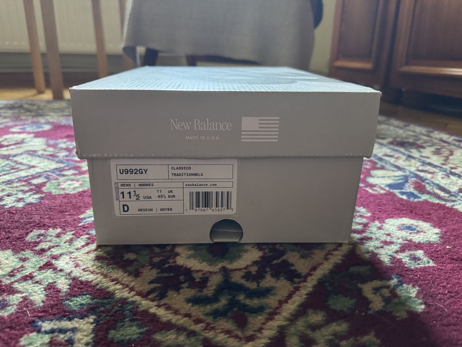New Balance 992 Grey Made in USA ( EU 45.5 / US 11.5)