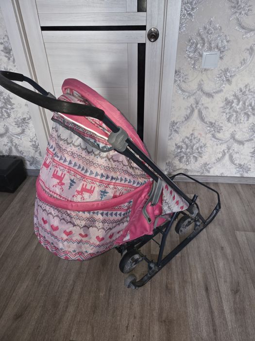 Санки универсальные с колесиками