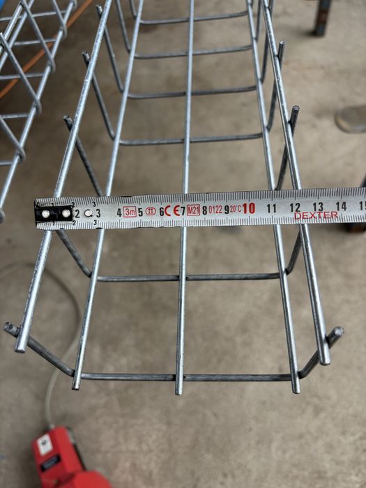 Jgheaburi metalice canal cablu din plasa sudata fir 4mm nu obo