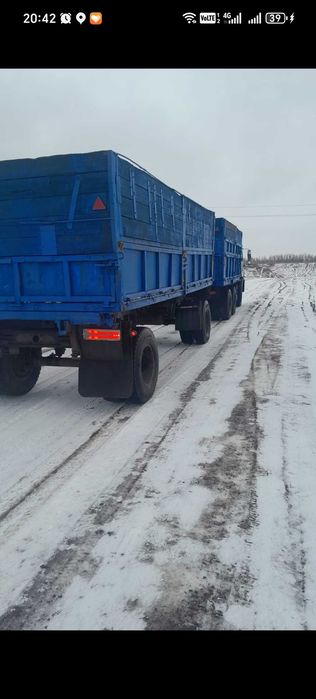 Камаз 5520 самосвал с прицепом