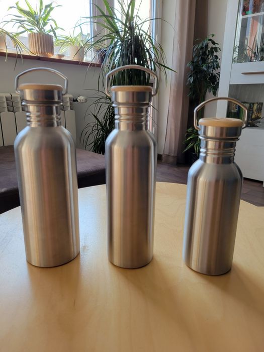 Бутилка за вода - метална - 500мл