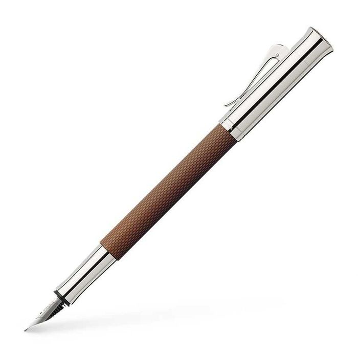 Stilou Graf von Faber-Castell Fountain pen Guilloche Cognac M