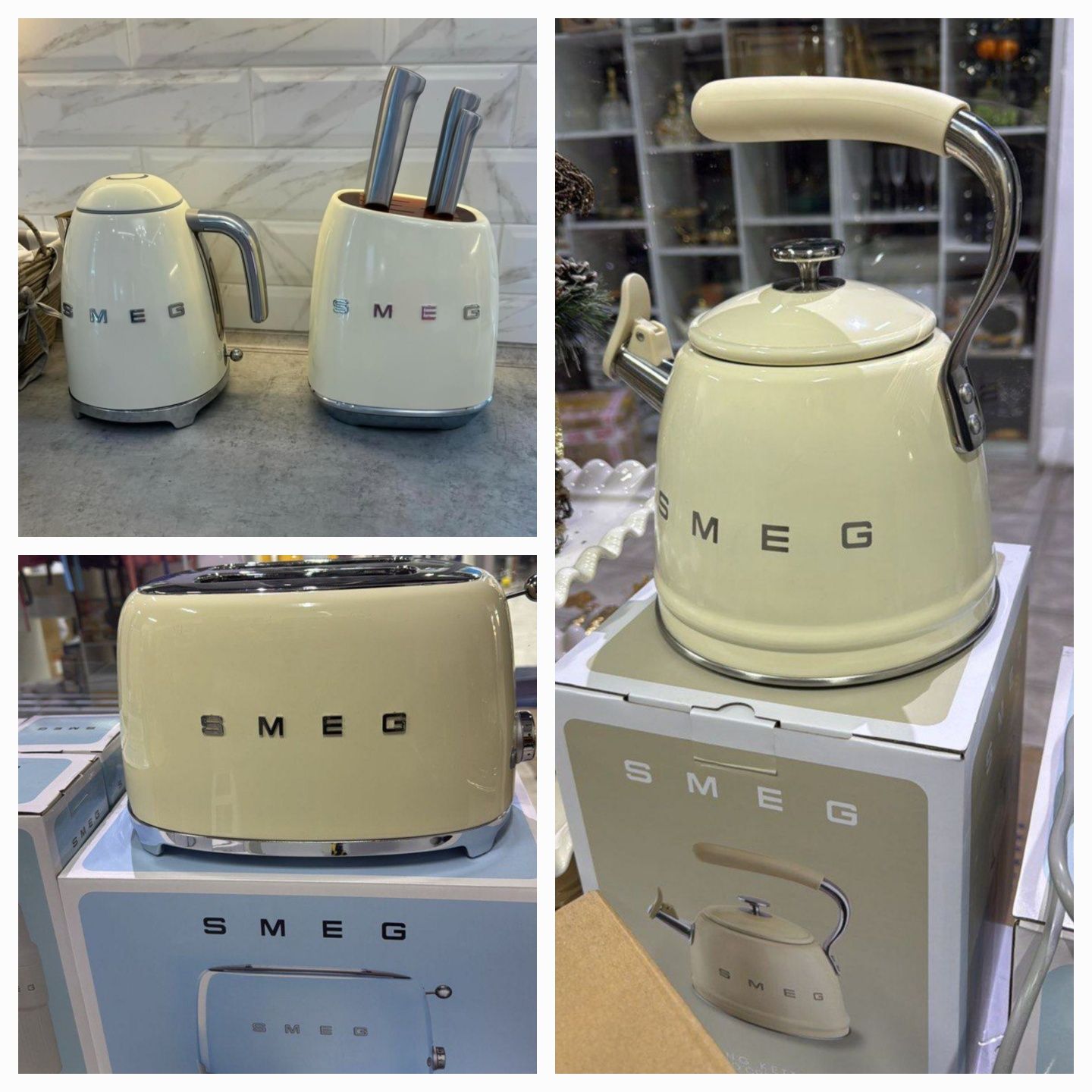 Чайник тостер набор ножей электрочайник Smeg - Чайники Алматы на Olx