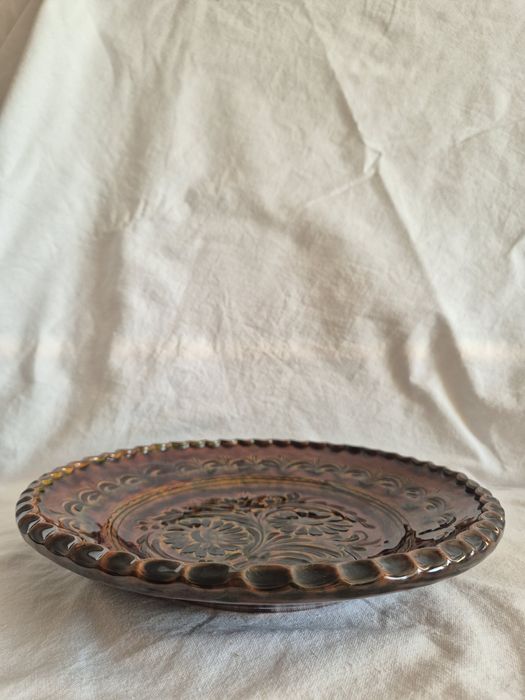 Platou ceramica pictat manual