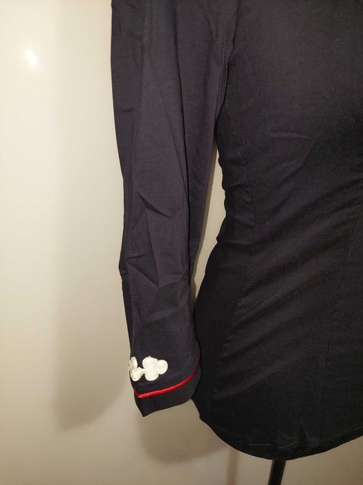 Camasa Fofy office bleumarin cu brandenburg TRANSPORT GRATUIT