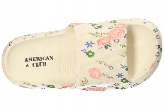 Дамски чехли American Club NH173 бежови