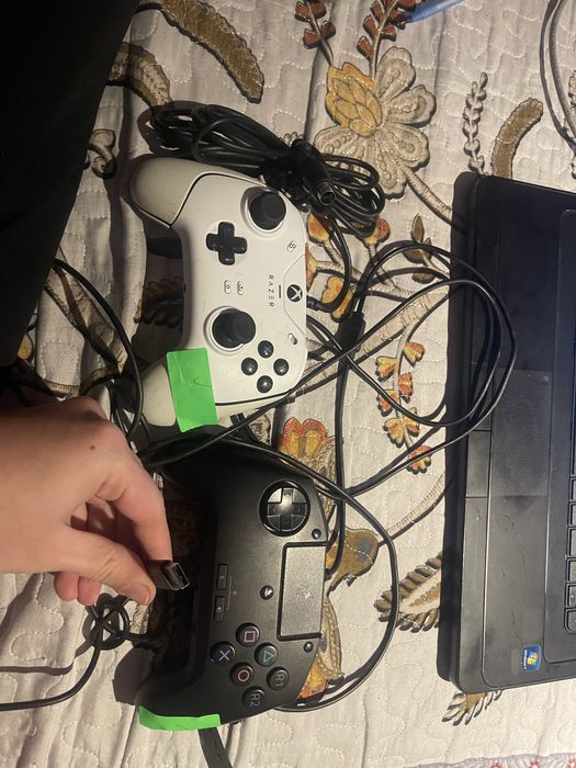 maneta controler playstation ps 4 si pc gaming razer wolverine v2