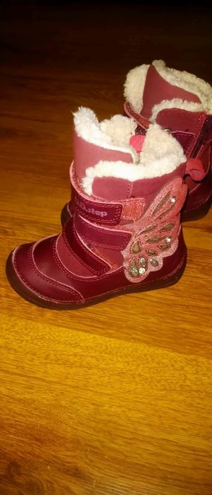 Детски зимни боти естествена кожа DDStep