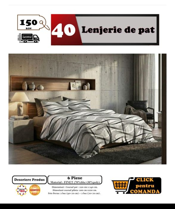 Lenjerii de fiet și bumbac.