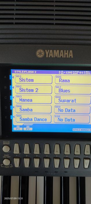 Orga Yamaha PSR 9000 versiunea 3