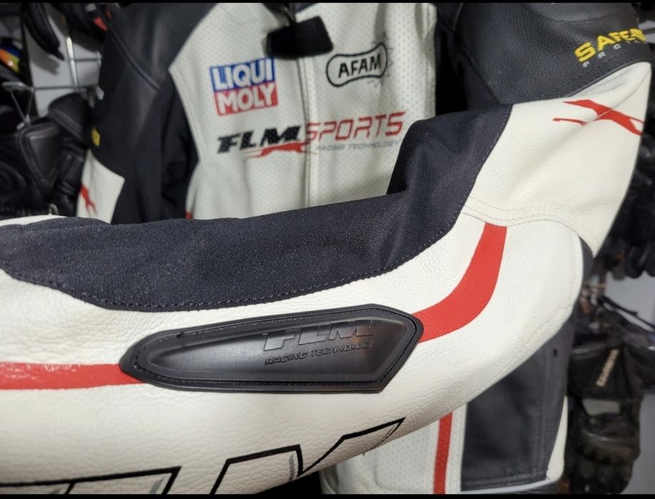 .. Geaca moto piele naturala FLM Sports Combi 1.0 - ABSOLUT NOUA - 54