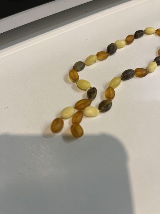 Янтарные бусы детские