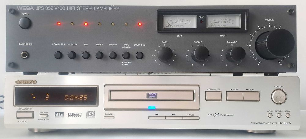 Amplificator Vintage WEGA JPS 352 V100 VU-Metre Analogice Sony Germany