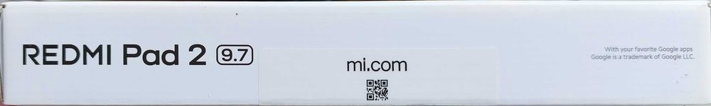 Чисто нов неотворен таблет Redmi Pad 2 9.7", Graphite Gray, 4GB RAM, 128GB ROM